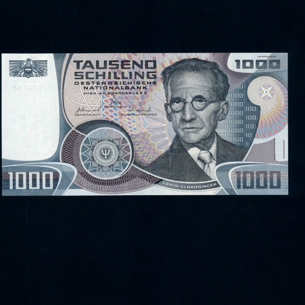 AUSTRIA-Ʈ-SCHRODINGER( 絹  ˷ڵ)--1.000 SCHILLING-1983