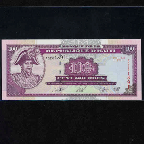 HAITI-Ƽ-P268-HENRI ()-100 GOURDES-2000