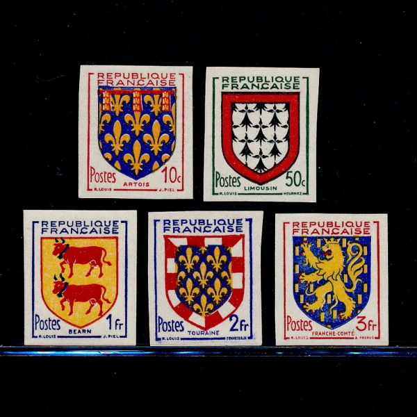 FRANCE()-IMPERF( )-#659~663(5)-ARMS()-1951