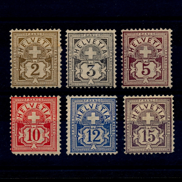 SWITZERLAND()-#113~8(6)-NO.2.3.5.10.12.15()-1905