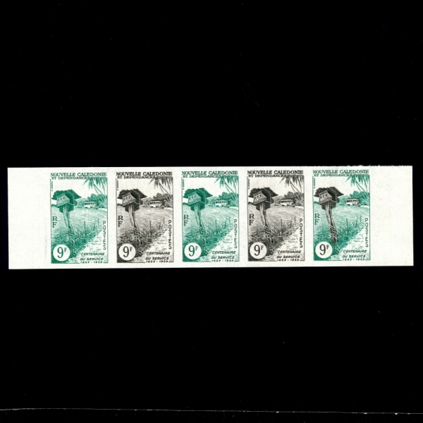 NEW CALEDONIA(ĮϾ)-COLOR PROOF-#313-9f-WAYSIDE MAILBOX,MAIL BUS(, )-1960.5.20