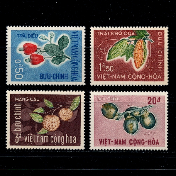 VIET NAM(Ʈ)-#301~4(4)-FRUITS()-1957.4.1