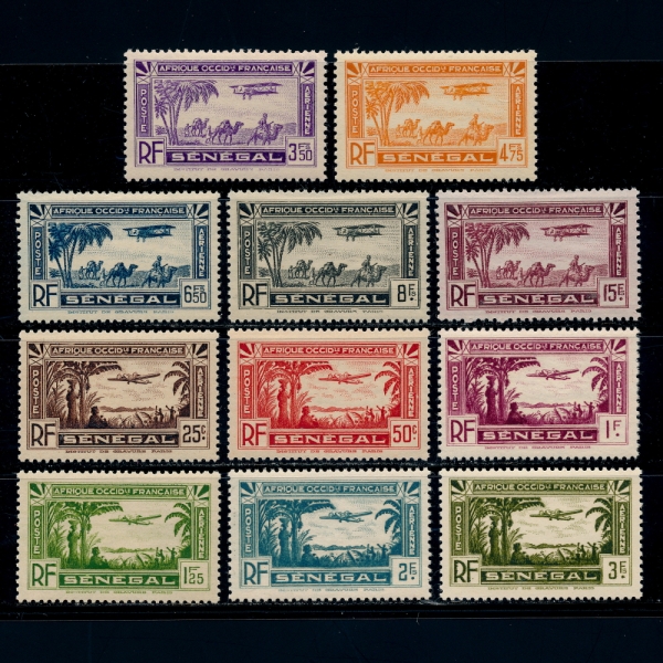 SENEGAL(װ)-#C1~11(11)-LANDSCOPE,CARAVAN(ǳ,ī)-1935