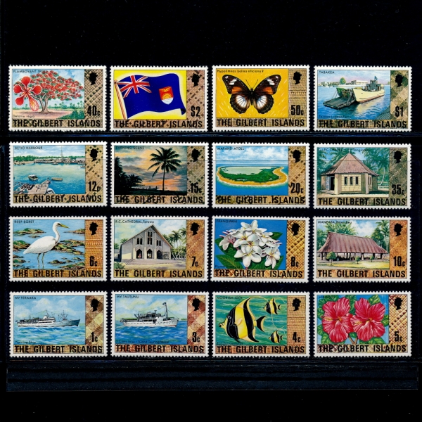 GILBERT ISLANDS(Ʈ )-#269~284(16)-CUSTOMS()-1976.7.1