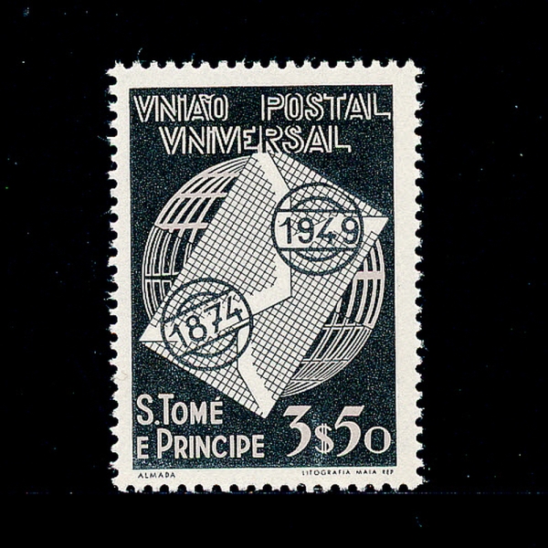 ST.THOMAS AND PRINCE ISLANDS( ޿ )-#352-3.50e-UPU(Ϲ  )-1949