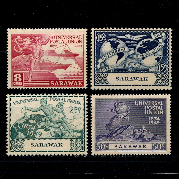 SARAWAK()-#176~9(4)-UPU(Ϲ  )-1949.10.10