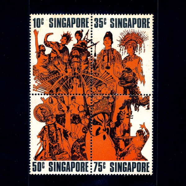 SINGAPORE(̰)-#179~182(4)-ENTERTAINERS(,)-1973.8.9