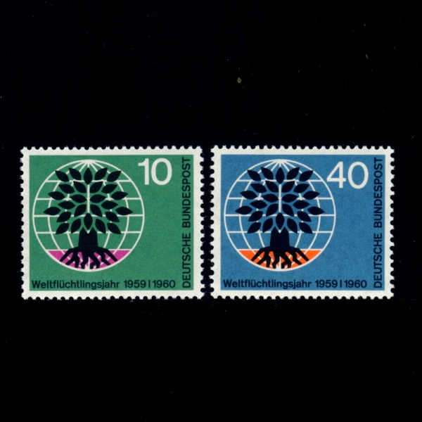GERMANY()-#807~8(2)-UPROOTED OAK EMBLEM(Ѹ  ,  )-1960.4.7