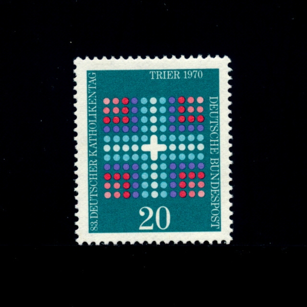 GERMANY()-#1046-20pf-CROSS(ڰ)-1970.9.4