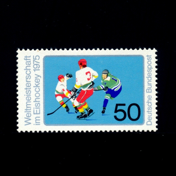 GERMANY()-#1163-50pf-ICE HOCKEY(̽Ű)-1975.2.14