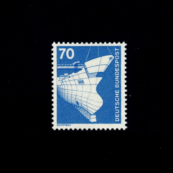 GERMANY()-#1177-50pf-SHIPBUILDING()-1975.8.14