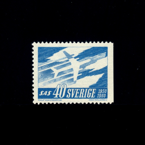 SWEDEN(스웨덴)-#567-40o-DC-8 AIRLINER(더글러스 DC-8)-1961.2.24일