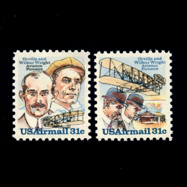 UNITED STATES(̱)-#C91~2(2)-ORVILLE AND WILBUR WRIGHT, FLYER A(Ʈ )-1978.9.23