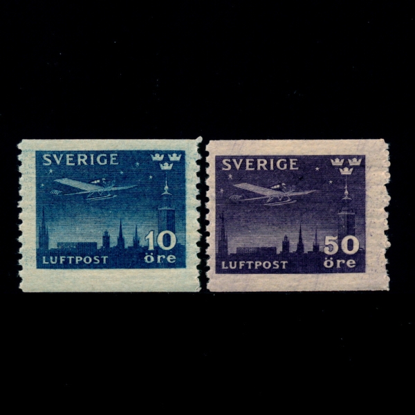 SWEDEN()-#C6~7(2)-AIRPLANE OVER STOCKHOLM(,Ȧ)-1930.5.9