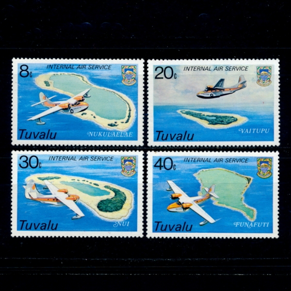 TUVALU(߷)-#118~21(4)-INAUGURATION IF INTERNAL AIR SERVICE(  װ )-1979.5.16