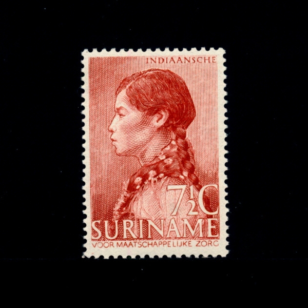 SURINAM()-#B33-7 1/2c-AMERICAN INDIAN WOMAN(Ƹ޸ī ε )-1940.1.8