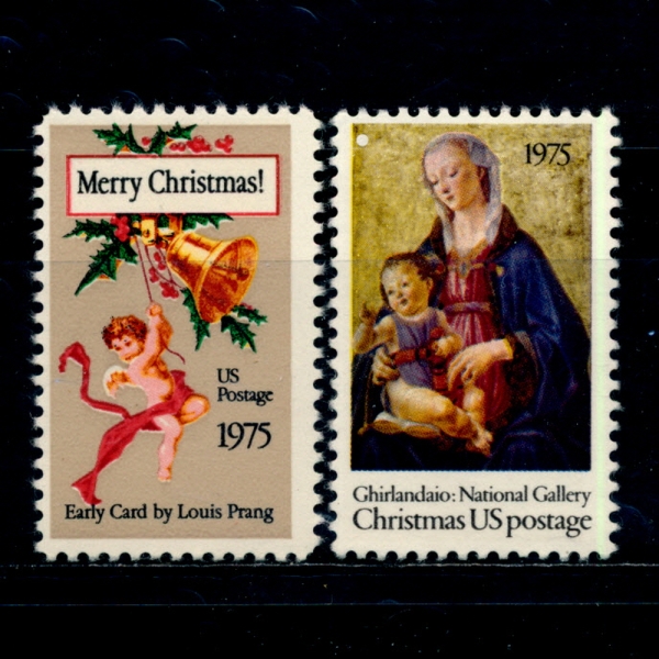 UNITED STATES(̱)-#1579~80(2)-CHRISTMAS(ũ)-1975.10.14