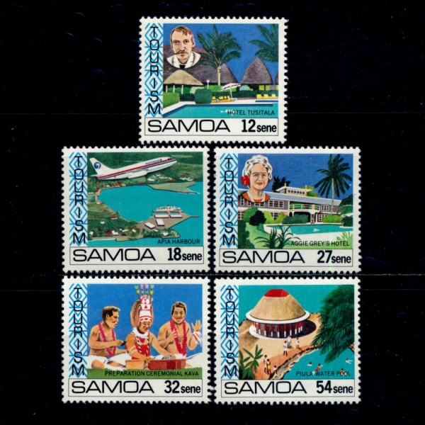 SAMOA()-#553~7(5)-HOTEL AND SCENES(ȣ,)-1981.6.29