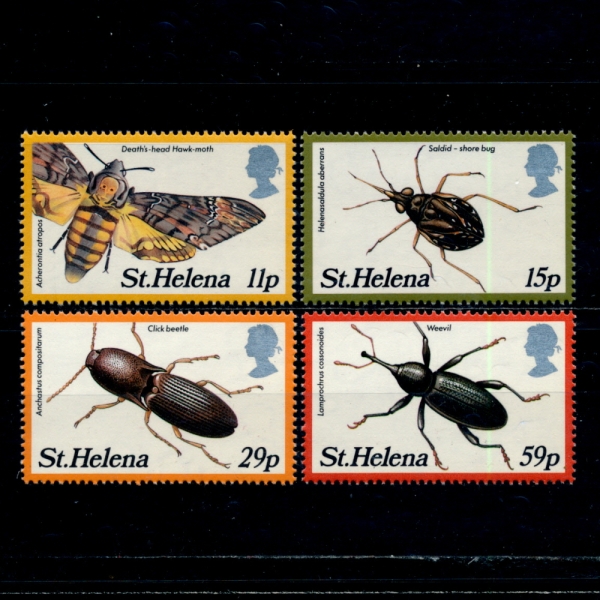 ST.HELENA(Ʈ ﷹ)-#386~9(4)-INSECTS()-1983.4.22