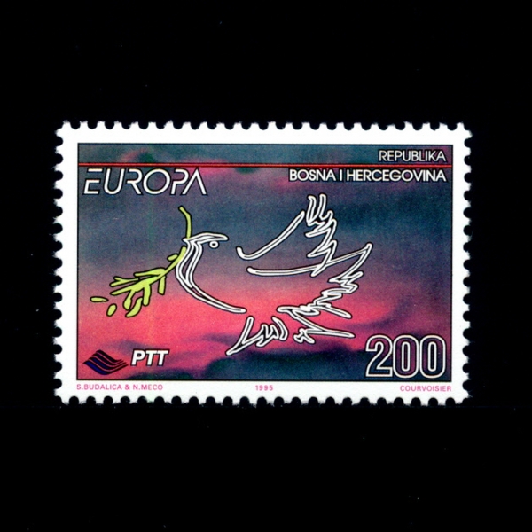BOHEMIA AND MORAVIA(̾ƿ  ȣ)-#221-200d-PEACE & FREEDOM, EUROPA(ȭ ,)-1995.9.25