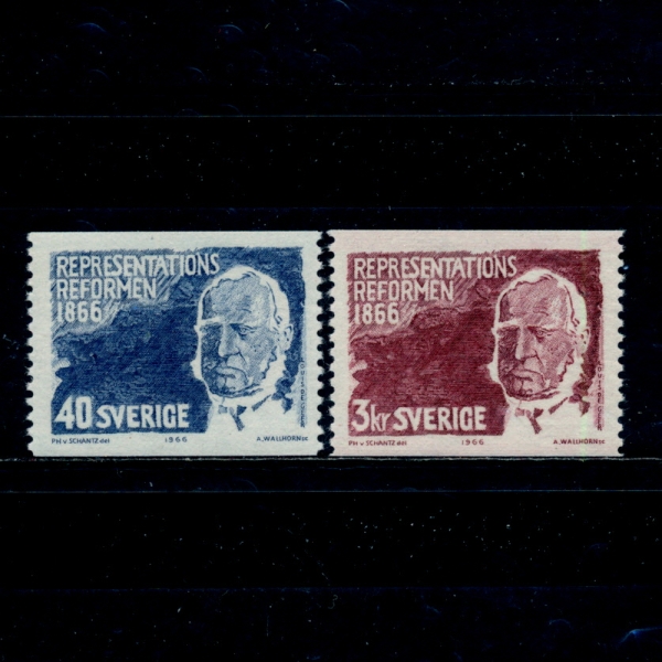 SWEDEN()-#701~2(2)-BARON LOUIS GERHARD DE GEER( ԸϸƮ  )-1966.5.12