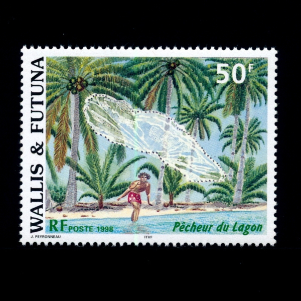 WALLIS AND FUTUNA ISLANDS(и Ǫ)-#509-50f-FISHING()-1998.5.26