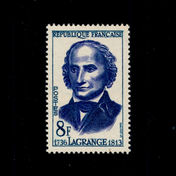 FRANCE()-#869-8f-JOSEPH LOUIS LAGRANGE(  ׶)-1958.2.15