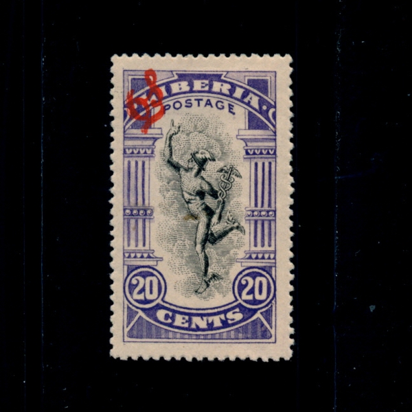 LIBERIA(̺)-#O103-20c-MERCURY(ť)-1918