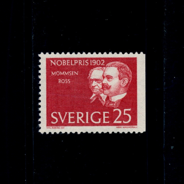 SWEDEN()-#619-25o-THEODOR MOMMSEN AND SIR RONALD ROSS(ũƼ ,γε ν )-1962.12.10
