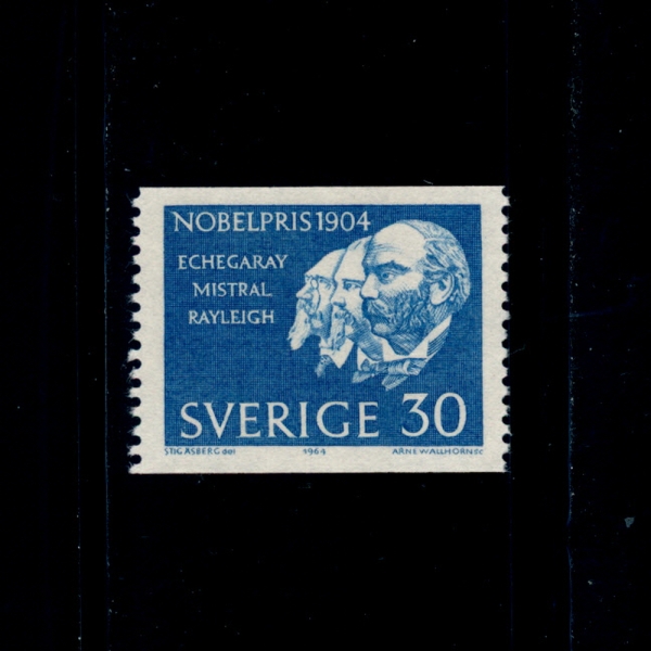 SWEDEN()-#673-30o-JOSE ECHEGARAY Y EIZAGUIRRE, FREDERIC MISTRAL AND JOHN WILLIAM STRUTT, LORD RAYLEIGH(ȣ ü, ̽Ʈ,  Ʈ, 3 ϸ )-1964.12.10