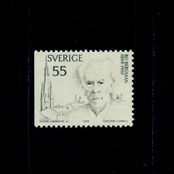 SWEDEN()-#834-55o-BO BERGMAN( ߸ ׸)-1969.10.13