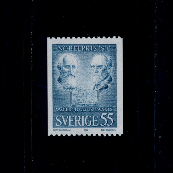 SWEDEN()-#879-55o-OTTO WALLACH AND JOHANNES DIDERIK VAN DER WAALS( жũ,ϳ׽ 𵥸   ߽)-1970.12.10