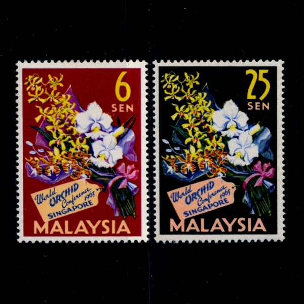 MALAYSIA(̽þ)-#4~5(2)-ORCHIDS()-1963.10.3