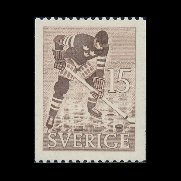 SWEDEN(������)-#445-15o-ICE HOCKEY(���̽���Ű)-1953.5.27��