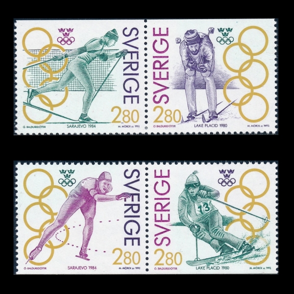 SWEDEN(������)-#1937~40(4��)-OLYMPIC CHAMPIONS OF 1991(��3ȸ ���� ���� ������ ��ȸ)-1992.1.30��