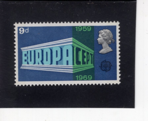 GREAT BRITAIN(����)-#585-9p-\"EUROPA\" AND \"CEPT\"(������)-1969.4.2��