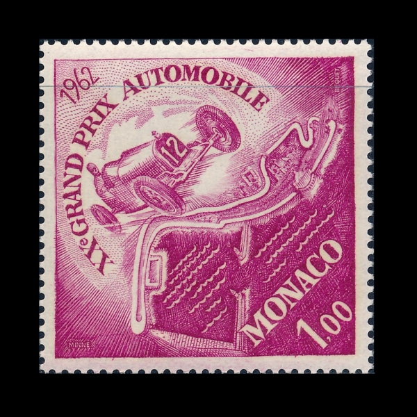 MONACO(����)-#499-1fr-BUGATTI, FIRST WINNER, AND COURSE(�ΰ�Ƽ, ù ��° �����, �׸��� �ڽ�)-1962.6.6��