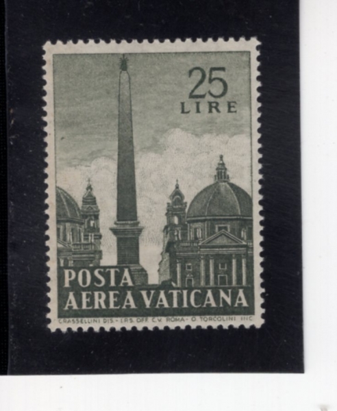 VATICAN CITY(��Ƽĭ �ñ�)-#C38-25 I-PIAZZA DEI POPOLO(�Ǿ��� �� ������)-1959.10.27��