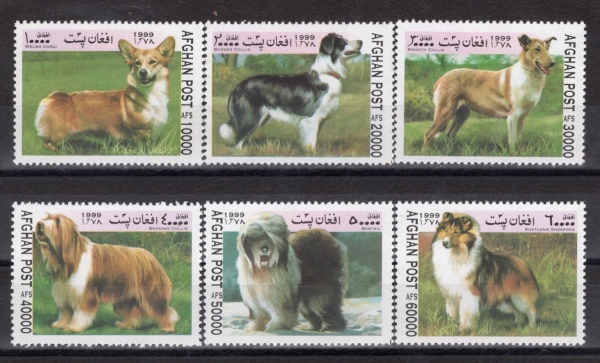 AFGHANISTAN(�������Ͻ�ź)-#NO(6��)-DOGS(��)-1999��