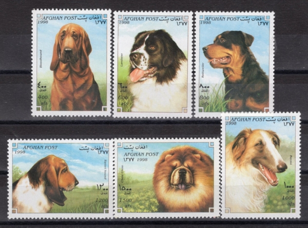 AFGHANISTAN(�������Ͻ�ź)-#NO(6��)-DOGS(��)-1998��