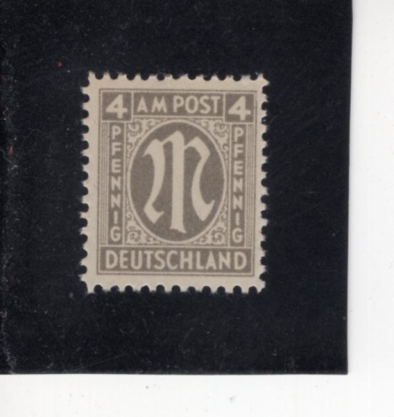GERMAN OCCUPATION STAMPS(������)-#3N3-4pf-THE ALLIED MILITARY GOVERNMENT OF THE U. S. AND GREAT BRITAIN(�̱������� ������ ���� ��ǥ)-1945��