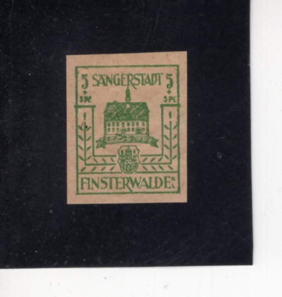 GERMANY-FINSTERWALDE(����-�ɽ��͹ߵ�)-#LOCAL-5pf-FINSTERWALDE CITY HALL(�ɽ��͹ߵ� ��û��)-1945��