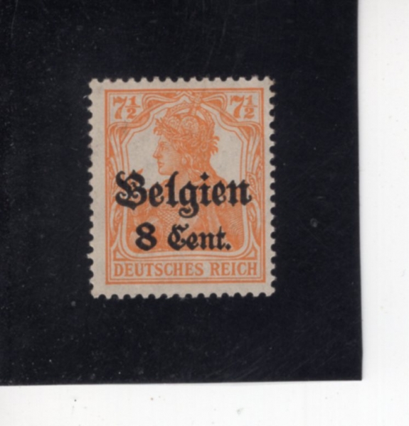 BELGIUM(���⿡)-#N13-8c on 7 1/2pf-GERMANIA(�Ը����Ͼ�)-1916��