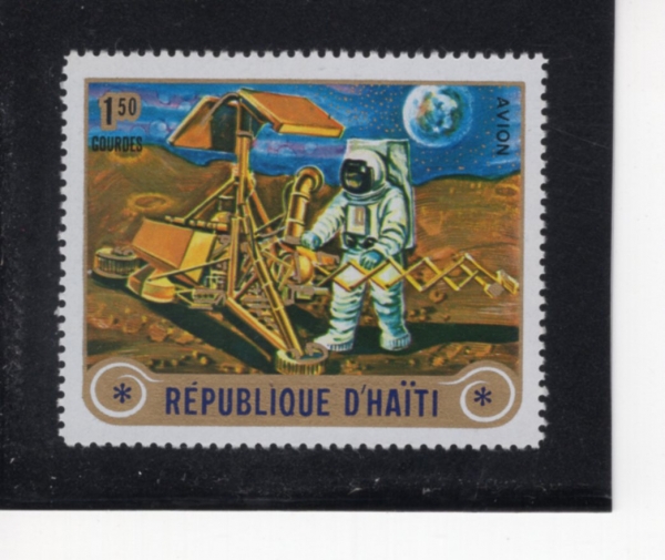 HAITI(����Ƽ)-#NO-1.50g-SPACE EXPLORATION(���ֺ����� Ž�� ���)-1973��