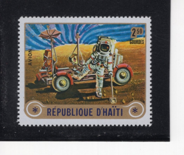 HAITI(����Ƽ)-#NO-2.50g-SPACE EXPLORATION AND LUNAR ROVER(���ֺ����� ������)-1973��