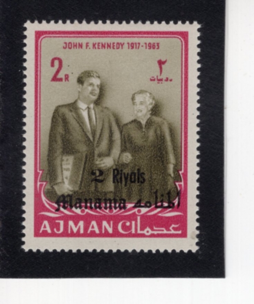 AJMAN(���)-#A2-2r-PRES. KENNEDY WITH ELEANOR ROOSEVELT(���Ʈ�� �ɳ׵�)-1964��