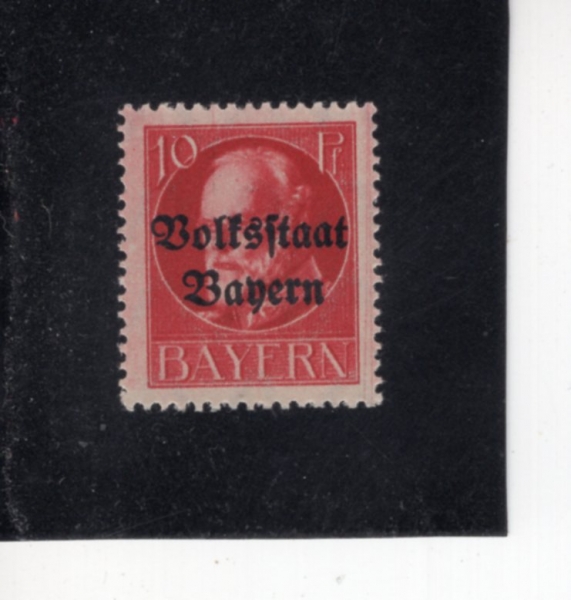 GERMAN STATES-BAVARIA(���̿���)-#139-10pf-KING LUDWIG III(��Ʈ���� 3��)-1919��