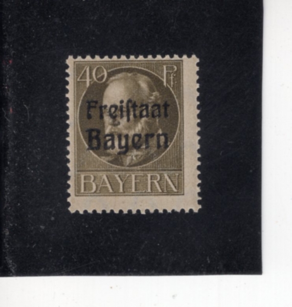 GERMAN STATES-BAVARIA(���̿���)-#201-40pf-KING LUDWIG III(��Ʈ���� 3��)-1919��