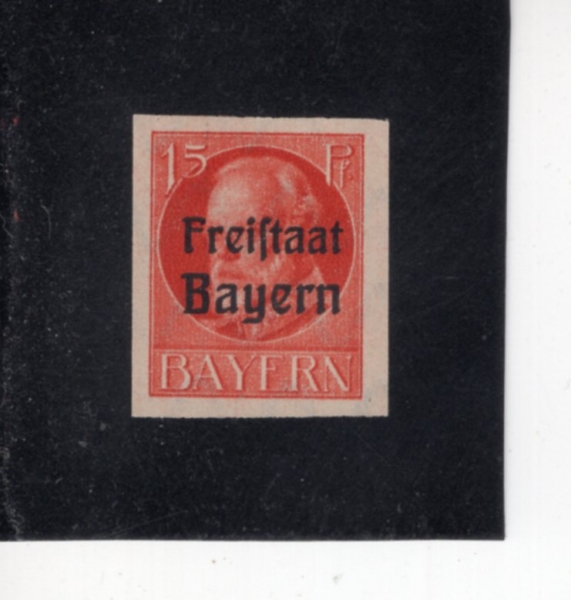 GERMAN STATES-BAVARIA(���̿���)-#216-15pf-KING LUDWIG III(��Ʈ���� 3��)-1919��