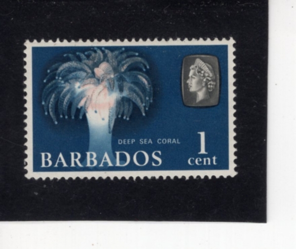 BARBADOS(�ٺ��̵���)-#267-1c-DEEP SEA CORAL(���� ��ȣ)-1965.7.15��